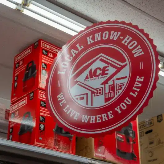 ace hardware signs at timberline ace of telluride