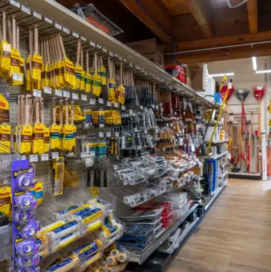 paint aisle at timberline ace of norwood