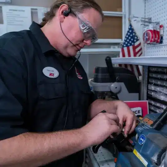 someone making keys at timerline ace of clifton