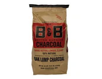 B&B Charcoal All Natural Oak Lump