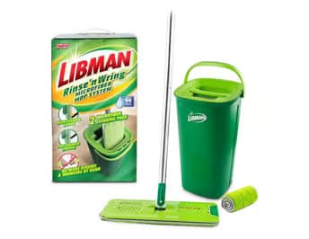 Libman Rinse 'n Wring 13 in. W Microfiber Mop with Bucket