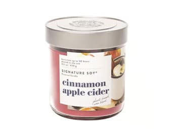 Signature Soy Red Cinnamon Apple Cider Scent Candle