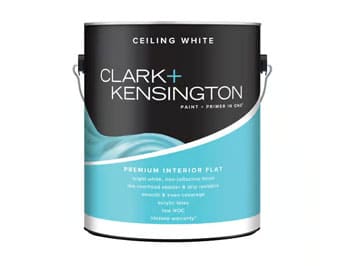 Clark+Kensington Flat Ceiling White Paint