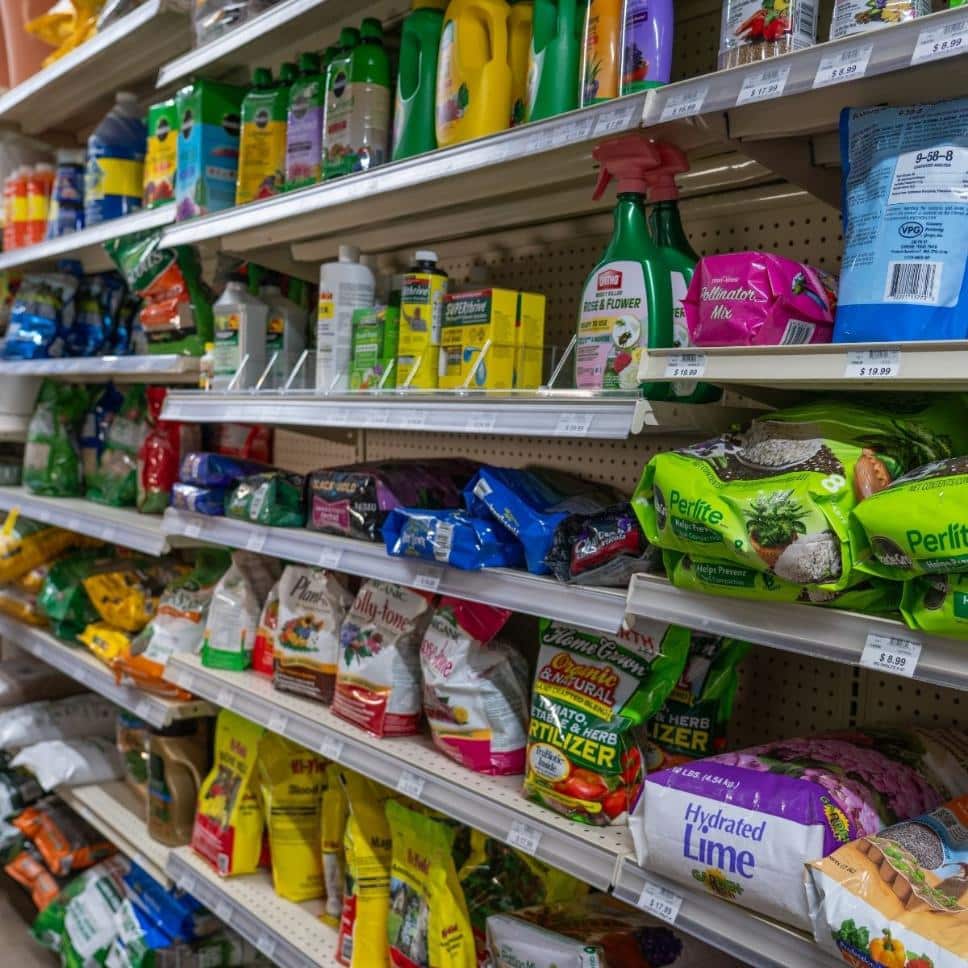 Gardening fertilizers, soil, and plant care products at Timberline Ace Hardware of Norwood