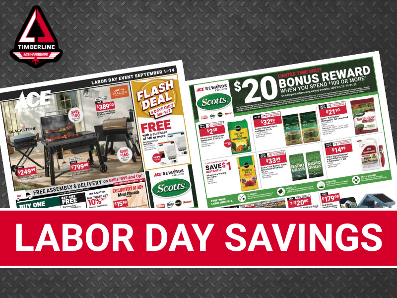 Labor Day Digital Ace Saving Event